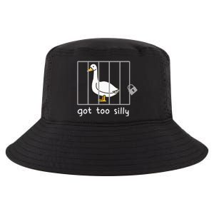 Funny Saying Duck Go To Silly Goose In Jail Cool Comfort Performance Bucket Hat