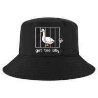 Funny Saying Duck Go To Silly Goose In Jail Cool Comfort Performance Bucket Hat