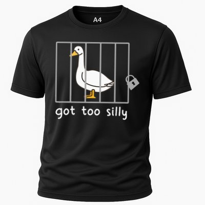 Funny Saying Duck Go To Silly Goose In Jail Performance Shirt