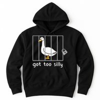 Funny Saying Duck Go To Silly Goose In Jail Hoodie