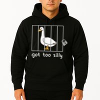 Funny Saying Duck Go To Silly Goose In Jail Hoodie