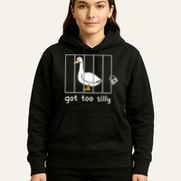 Funny Saying Duck Go To Silly Goose In Jail Hoodie