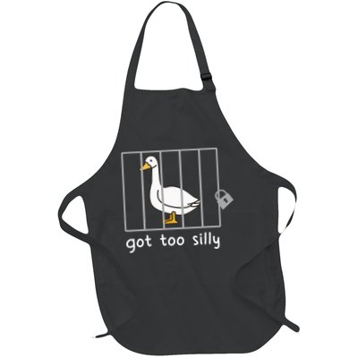 Funny Saying Duck Go To Silly Goose In Jail Apron