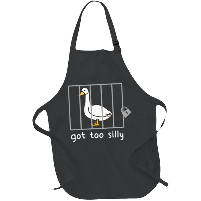 Funny Saying Duck Go To Silly Goose In Jail Apron