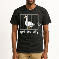 Funny Saying Duck Go To Silly Goose In Jail Tall T-Shirt