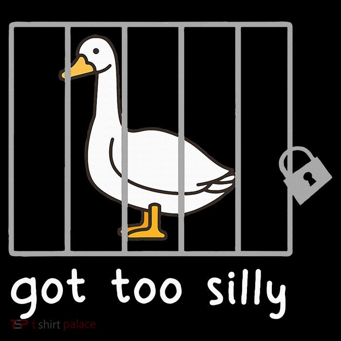 Funny Saying Duck Go To Silly Goose In Jail Baby Bodysuit
