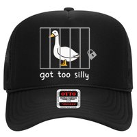 Funny Saying Duck Go To Silly Goose In Jail Hat
