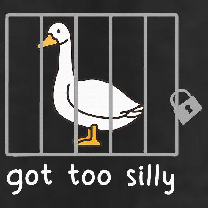 Funny Saying Duck Go To Silly Goose In Jail Hat