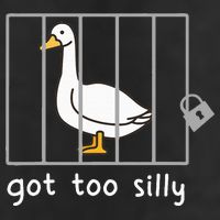 Funny Saying Duck Go To Silly Goose In Jail Golf Towel