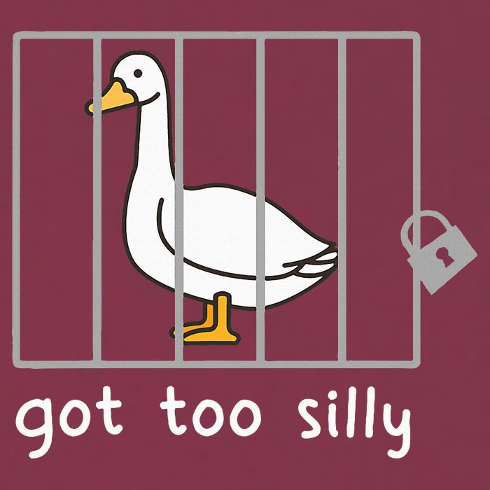 Funny Saying Duck Go To Silly Goose In Jail 16oz Travel Tumbler
