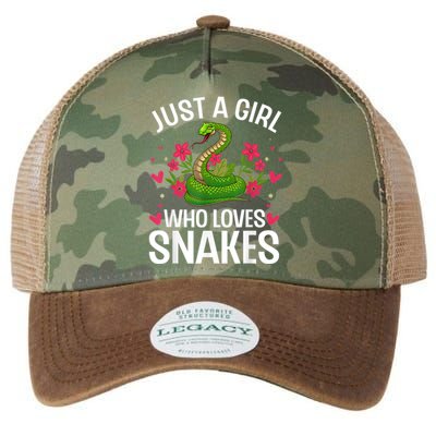 Funny Snake Design For Girl Women Snake Lover Kids Toddlers Legacy Tie Dye Trucker Hat