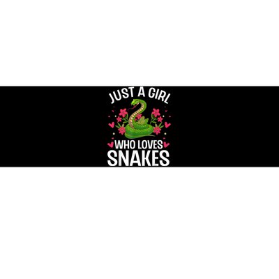 Funny Snake Design For Girl Women Snake Lover Kids Toddlers Bumper Sticker