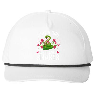 Funny Snake Design For Girl Women Snake Lover Kids Toddlers Snapback Five-Panel Rope Hat