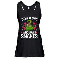 Funny Snake Design For Girl Women Snake Lover Kids Toddlers Ladies Essential Flowy Tank