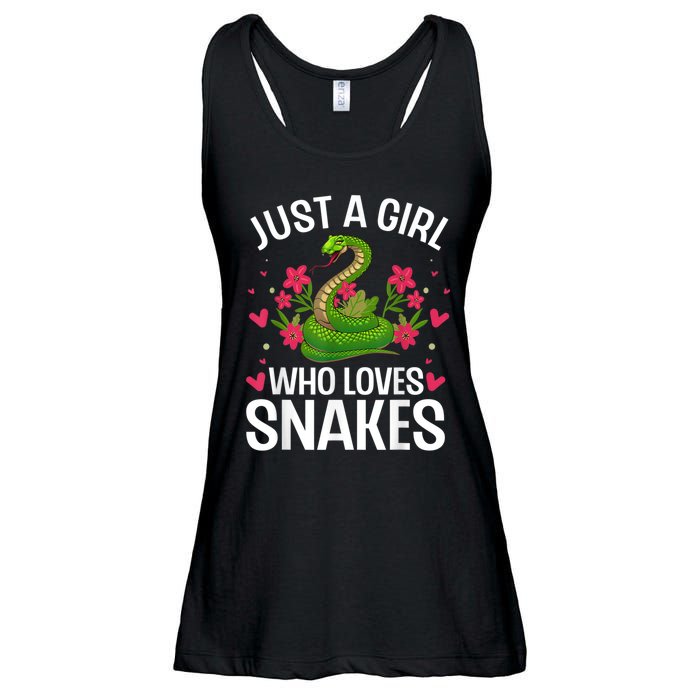 Funny Snake Design For Girl Women Snake Lover Kids Toddlers Ladies Essential Flowy Tank