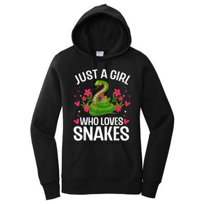 Funny Snake Design For Girl Women Snake Lover Kids Toddlers Women's Pullover Hoodie