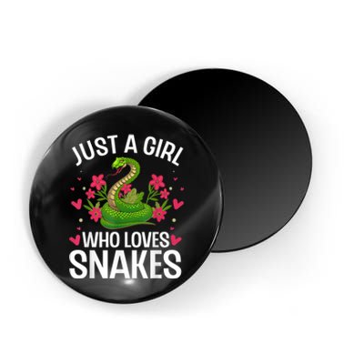 Funny Snake Design For Girl Women Snake Lover Kids Toddlers Magnet