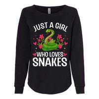 Funny Snake Design For Girl Women Snake Lover Kids Toddlers Womens California Wash Sweatshirt