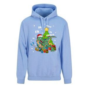 Funny Santa Dinosaur Fa Ra Ra Rawr Rawr Christmas Tgiftrex Xmas Gift Unisex Surf Hoodie