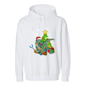 Funny Santa Dinosaur Fa Ra Ra Rawr Rawr Christmas Tgiftrex Xmas Gift Garment-Dyed Fleece Hoodie