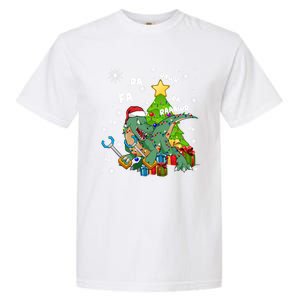 Funny Santa Dinosaur Fa Ra Ra Rawr Rawr Christmas Tgiftrex Xmas Gift Garment-Dyed Heavyweight T-Shirt