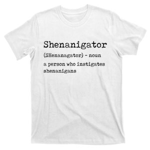 Funny Shenanigator Definition St Patricks Day Gift Women T-Shirt