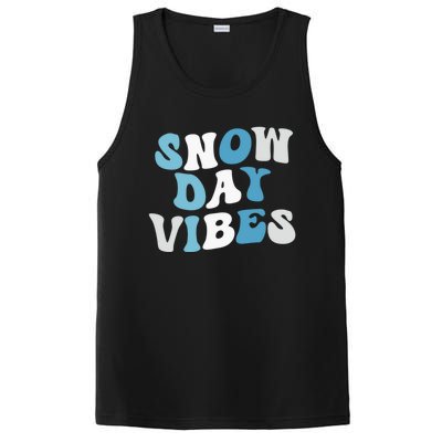 Funny Snow Days Vibes Snow Day Supporter Snow Lover Cute Gift PosiCharge Competitor Tank