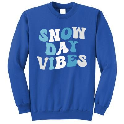 Funny Snow Days Vibes Snow Day Supporter Snow Lover Cute Gift Sweatshirt