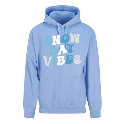 Funny Snow Days Vibes Snow Day Supporter Snow Lover Cute Gift Unisex Surf Hoodie