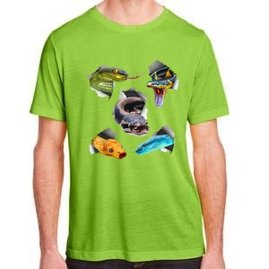 Funny Snake Design For Men Women Kids Toddlers Reptile Lover Adult ChromaSoft Performance T-Shirt