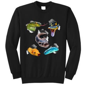 Funny Snake Design For Men Women Kids Toddlers Reptile Lover Sweatshirt