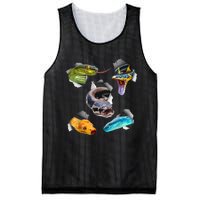 Funny Snake Design For Men Women Kids Toddlers Reptile Lover Mesh Reversible Basketball Jersey Tank