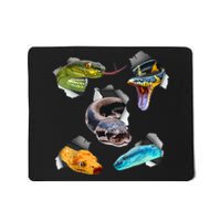 Funny Snake Design For Men Women Kids Toddlers Reptile Lover Mousepad