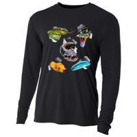 Funny Snake Design For Men Women Kids Toddlers Reptile Lover Cooling Performance Long Sleeve Crew