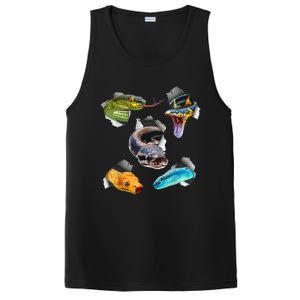 Funny Snake Design For Men Women Kids Toddlers Reptile Lover PosiCharge Competitor Tank