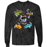 Funny Snake Design For Men Women Kids Toddlers Reptile Lover Tie-Dye Long Sleeve Shirt