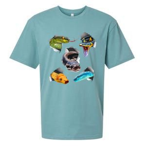 Funny Snake Design For Men Women Kids Toddlers Reptile Lover Sueded Cloud Jersey T-Shirt