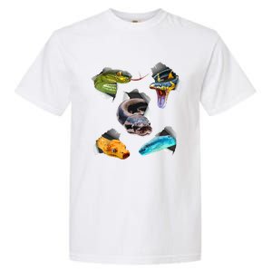 Funny Snake Design For Men Women Kids Toddlers Reptile Lover Garment-Dyed Heavyweight T-Shirt