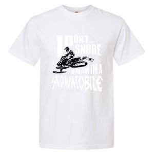 Funny Snowmobile Dream Gift Idea Cool Snowmobiling Gift Garment-Dyed Heavyweight T-Shirt