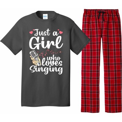 Funny Singing Design For Girls Women Kids Singer Song Lover Pajama Set