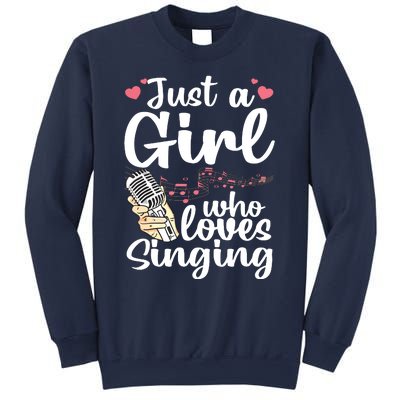 Funny Singing Design For Girls Women Kids Singer Song Lover Sweatshirt