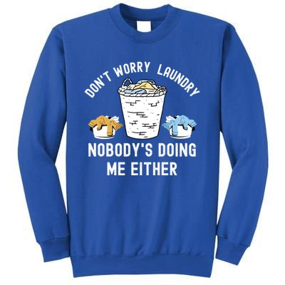 Funny Sarcastic Dont Worry Laundry Nobody Is Doing Me Either Gift Sweatshirt