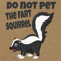 Fart Squirrel Do Not Pet Skunk Gift Cotton Canvas Backpack