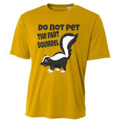 Fart Squirrel Do Not Pet Skunk Gift Cooling Performance Crew T-Shirt