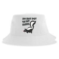 Fart Squirrel Do Not Pet Skunk Gift Sustainable Bucket Hat