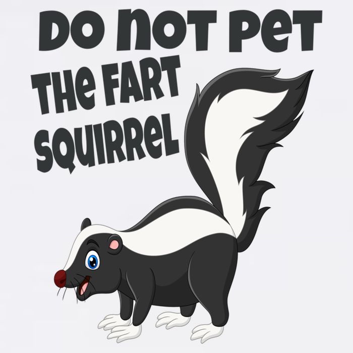 Fart Squirrel Do Not Pet Skunk Gift Bucket Hat