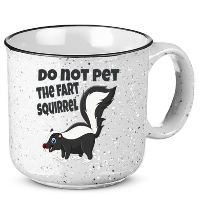 Fart Squirrel Do Not Pet Skunk Gift 15oz Campfire Ceramic Mug