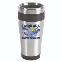 Funny Scuba Diving I Work Well Under Pressure 16oz Travel Tumbler