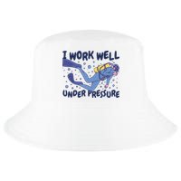 Funny Scuba Diving I Work Well Under Pressure Cool Comfort Performance Bucket Hat
