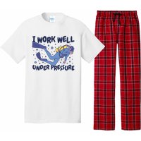 Funny Scuba Diving I Work Well Under Pressure Pajama Set